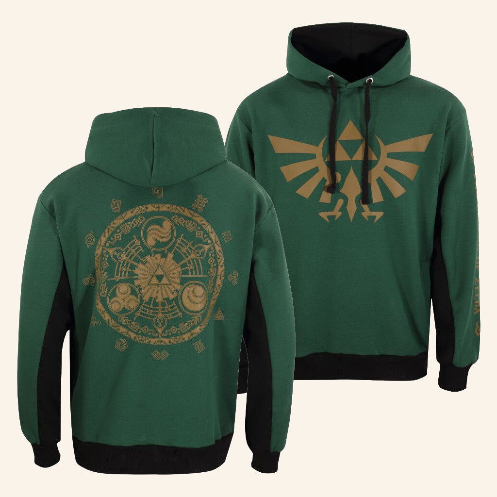 The Legend Of Zelda Merch Hyrule And Symbols Hoodie Gifts For Game Lovers