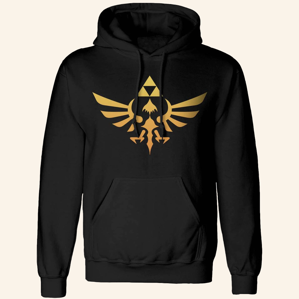 The Legend Of Zelda Merch Hyrule Logo Hoodie Great Gifts For Boyfriend