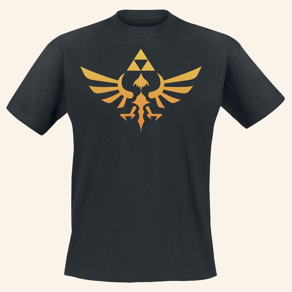 The Legend Of Zelda Merch Hyrule Logo T-Shirt Gifts Ideas For Brothers