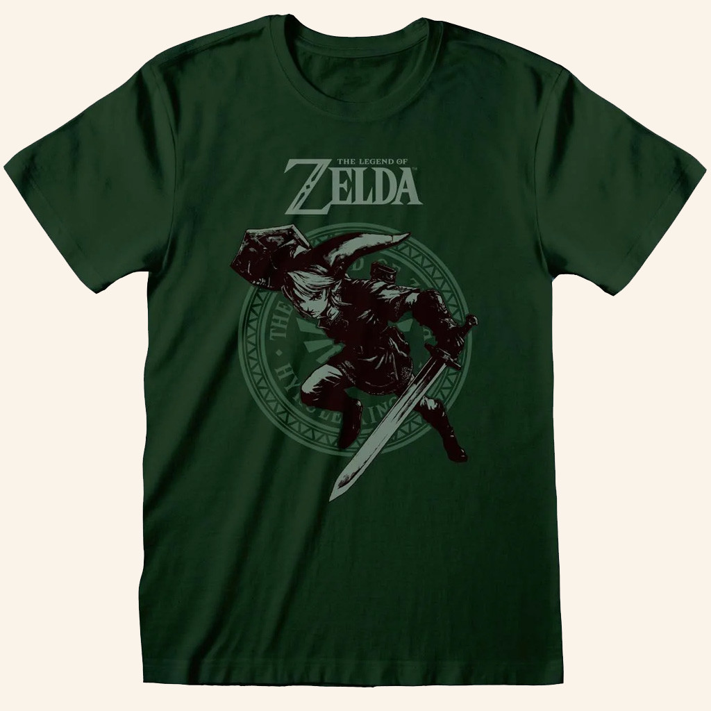 The Legend Of Zelda Merch Link Pose T-Shirt Best Gifts For Friends