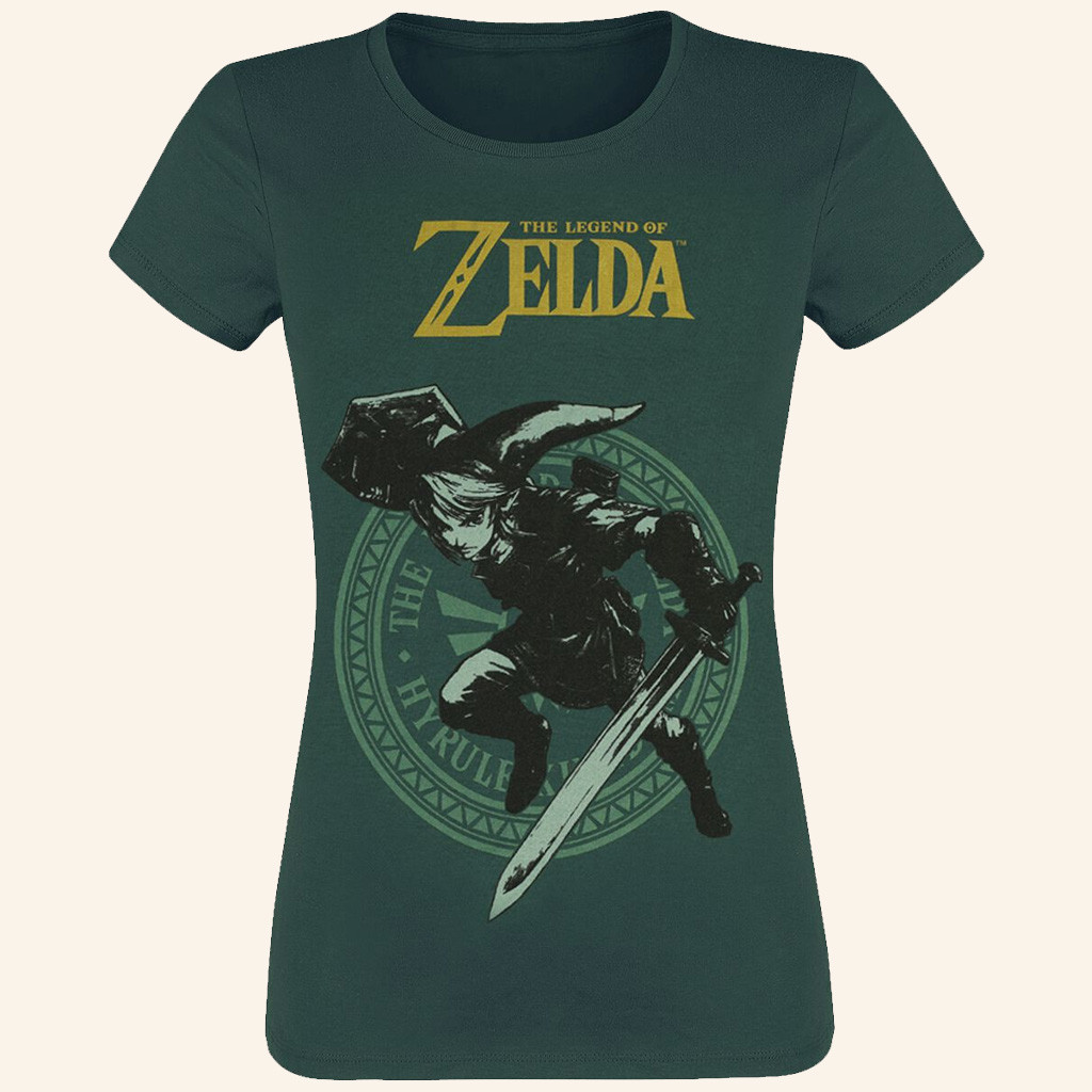 The Legend Of Zelda Merch Link Pose T-Shirt Unique Gifts For Girlfriend