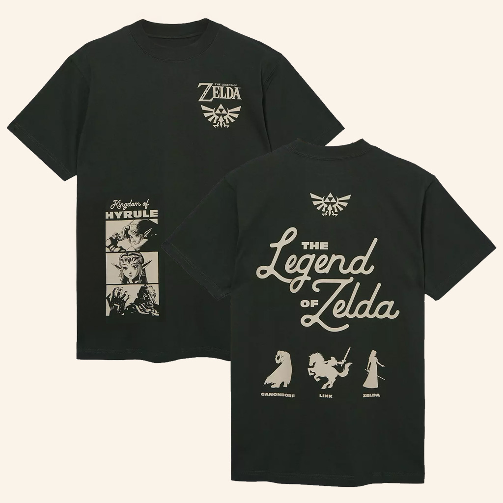 The Legend Of Zelda Merch The Legend Of Zelda Character Portraits T-Shirt Gifts For Friends