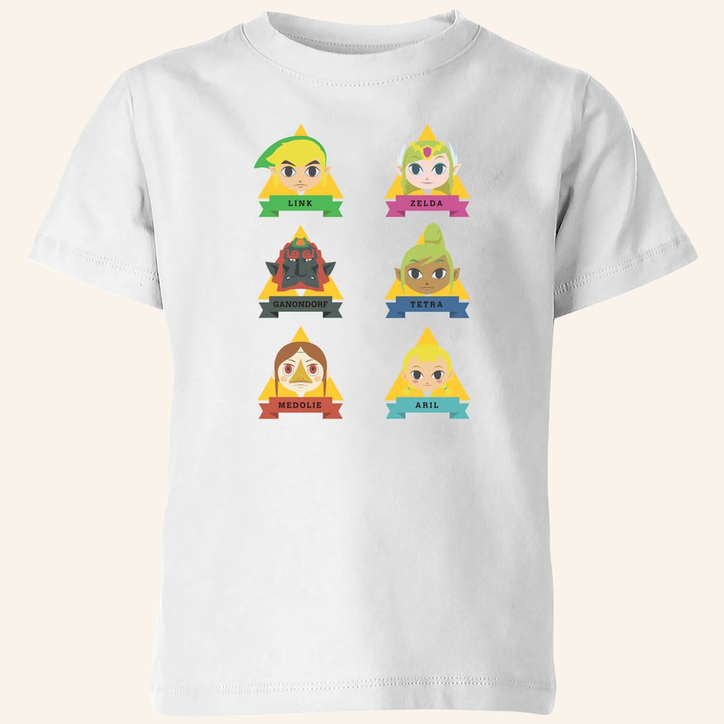 The Legend Of Zelda Merch The Legend Of Zelda Cute Faces T-Shirt Gifts For Daughter