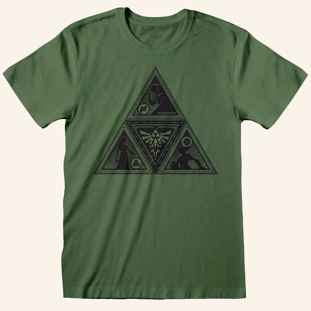 The Legend Of Zelda Merch Triforce Deco T-Shirt Best Gifts For Video Game Lovers