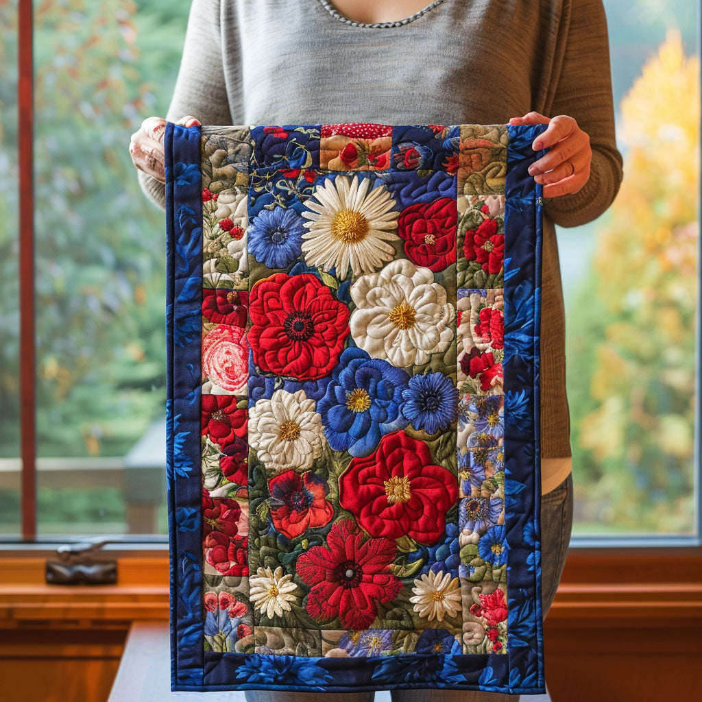 The Liberty Stitch Quilted Table Runner Dining Room Table Decor Ideas Best Patriotic Gifts