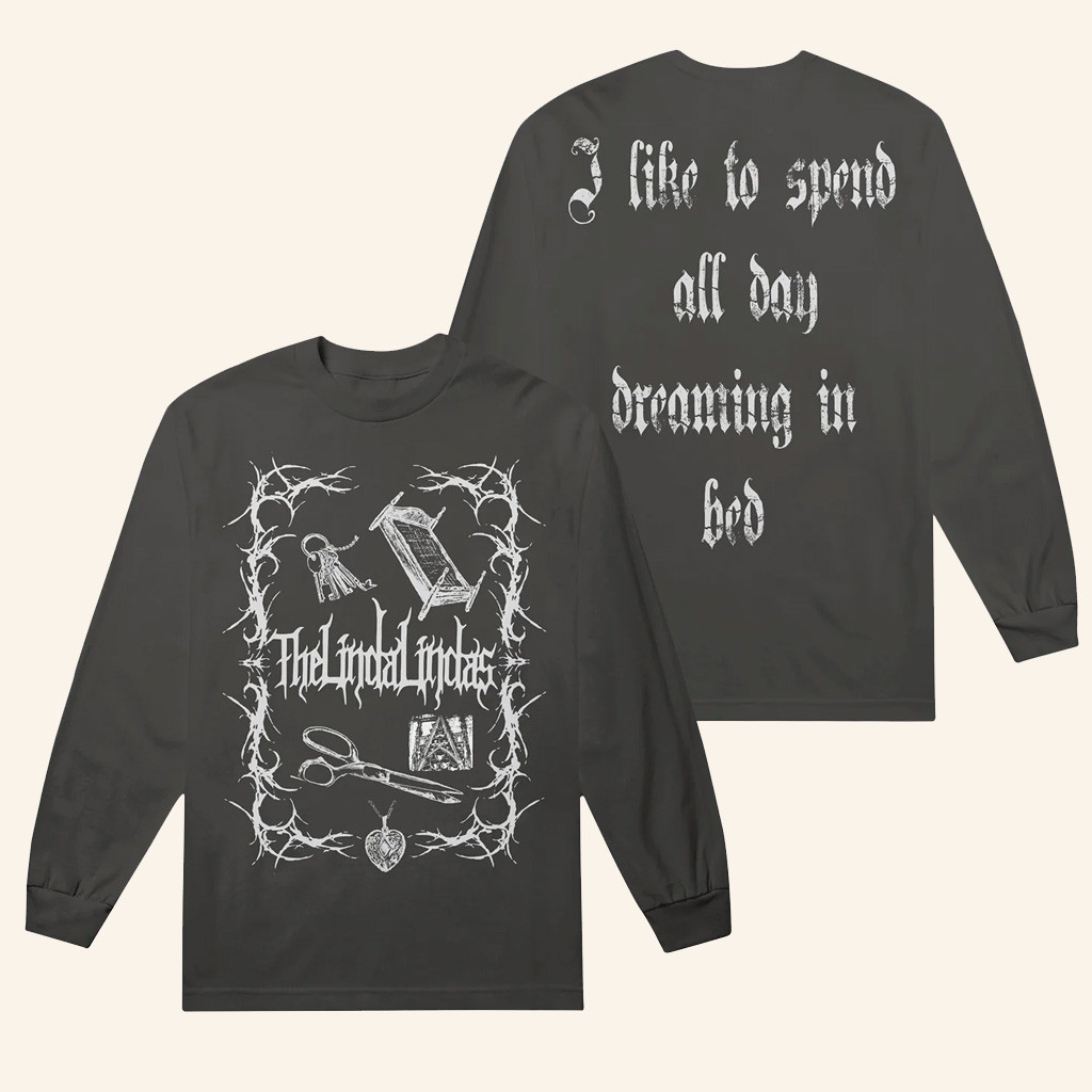 The Linda Lindas Merch Dreaming In Bed Long Sleeve T-Shirt The Linda Lindas Shirt Gifts For Dad
