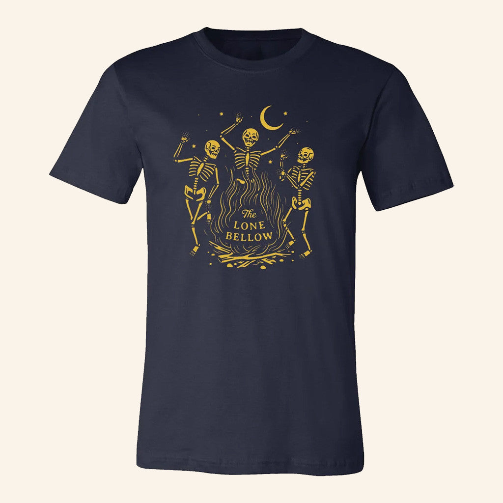 The Lone Bellow Merch Skeleton T-Shirt Gifts For Dad
