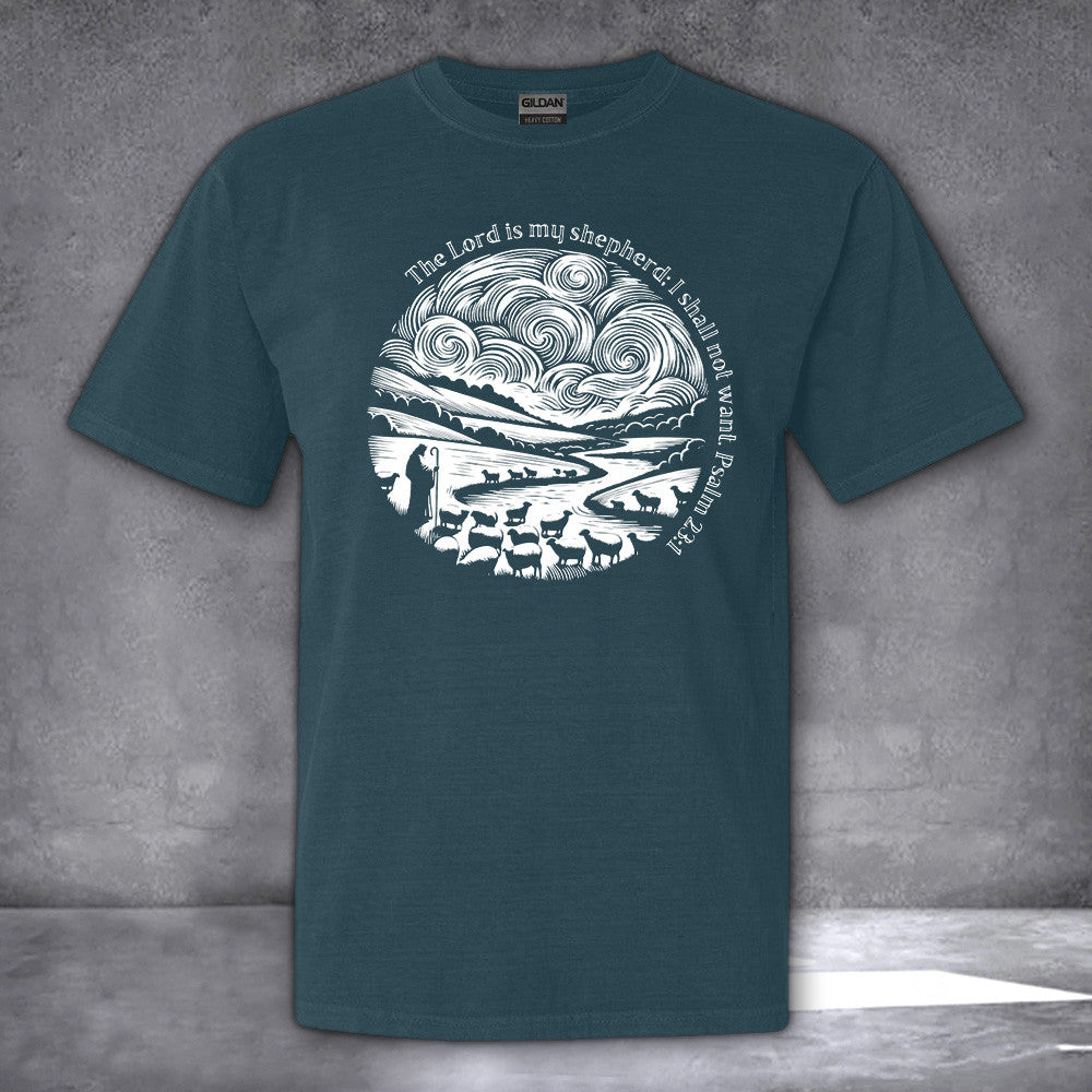 The Lord Is My Shepherd I Shall Not Want Shirt Men'S Christian T-Shirts Gifts For Son The Lord Is My Shepherd I Shall Not Want Shirt Men'S Christian T-Shirts Gifts For Son