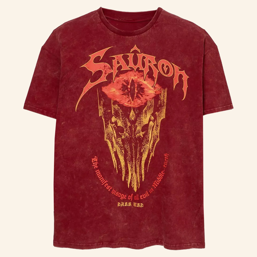 The Lord Of The Rings Merch Sauron T-Shirt Best Gifts For Fantasy Lovers