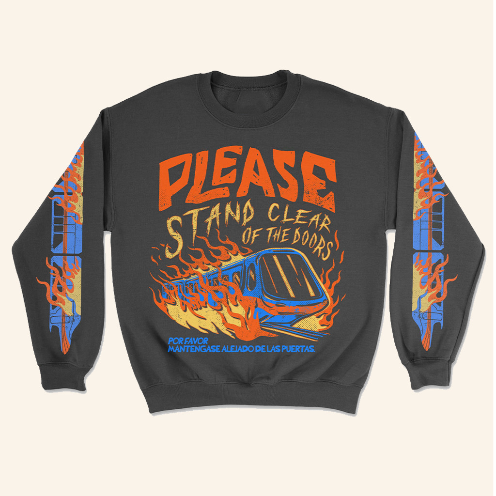 The Lost Bros Merch Please Stand Clear Sweatshirt Good Gifts For Boyfriend