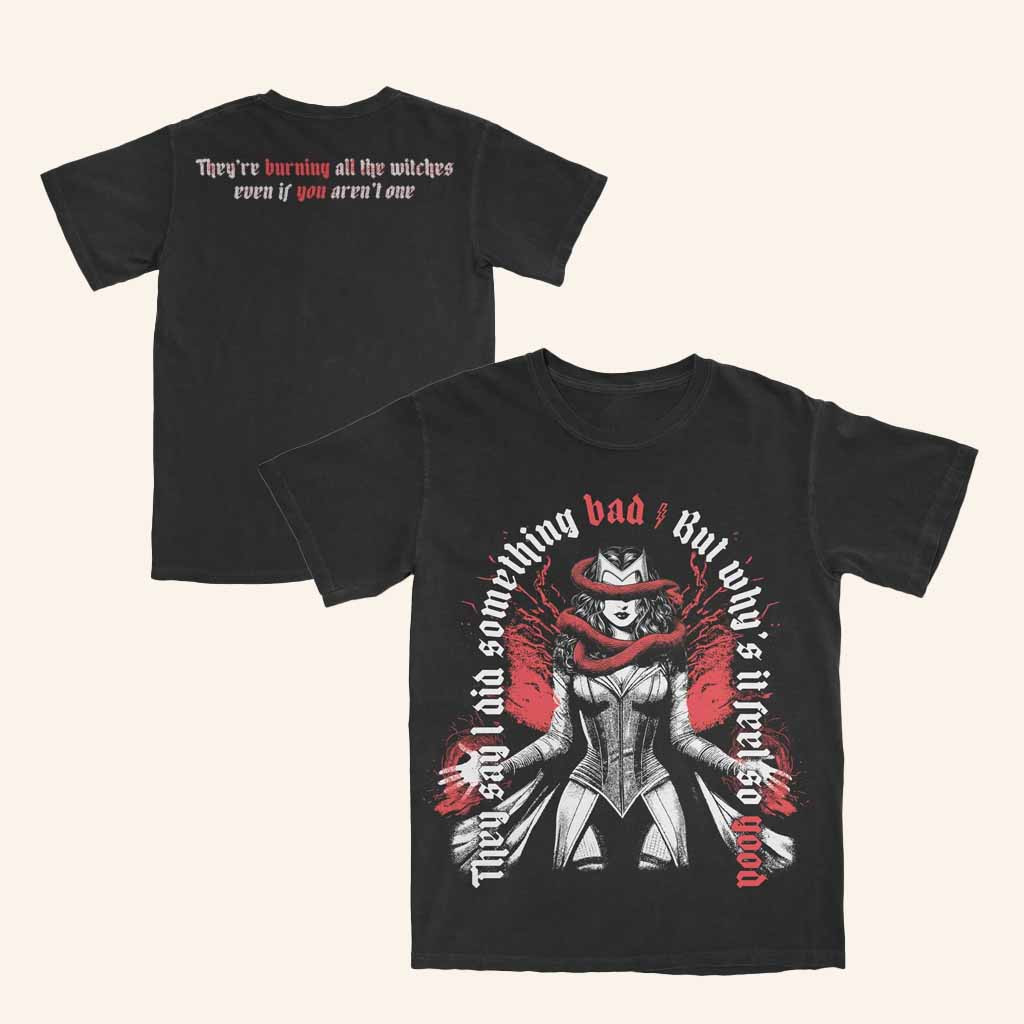 The Lost Bros Merch Wanda Scarlet Witch T-Shirt Something Bad Shirt Gift For Marvel Fans The Lost Bros Merch Wanda Scarlet Witch T-Shirt Something Bad Shirt Gift For Marvel Fans
