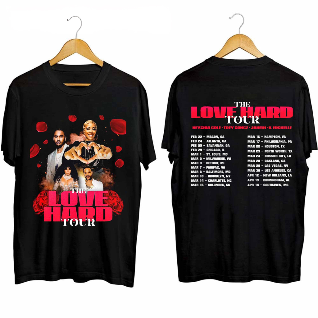The Love Hard Tour Keyshia Cole Concert Shirt Keyshia Cole Merch Gifts For Music Lovers The Love Hard Tour Keyshia Cole Concert Shirt Keyshia Cole Merch Gifts For Music Lovers