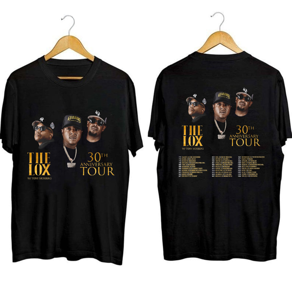The Lox 30th Anniversary Tour Shirt The Lox Merch Gifts For Hip Hop Lovers