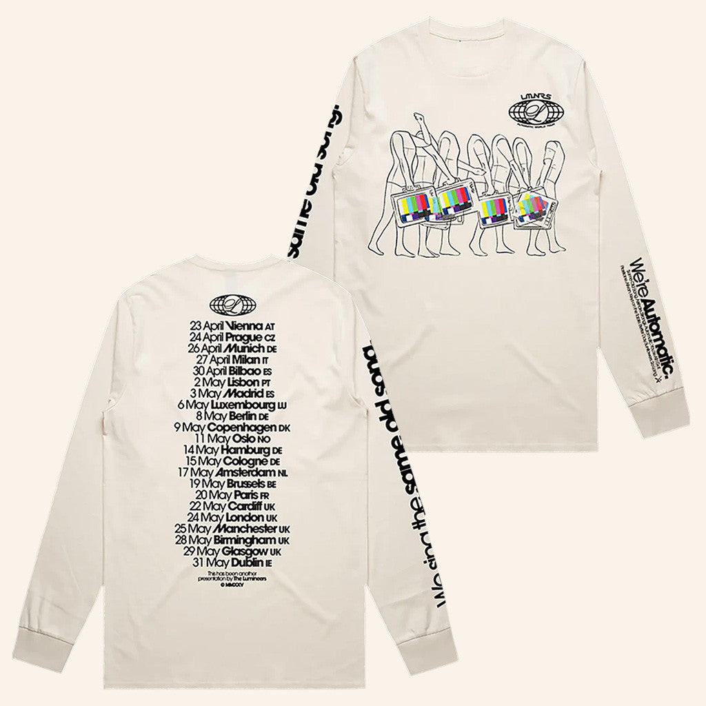 The Lumineers Merch Automatic Tour Long Sleeve Shirt Presents For Boyfriend The Lumineers Merch Automatic Tour Long Sleeve Shirt Presents For Boyfriend