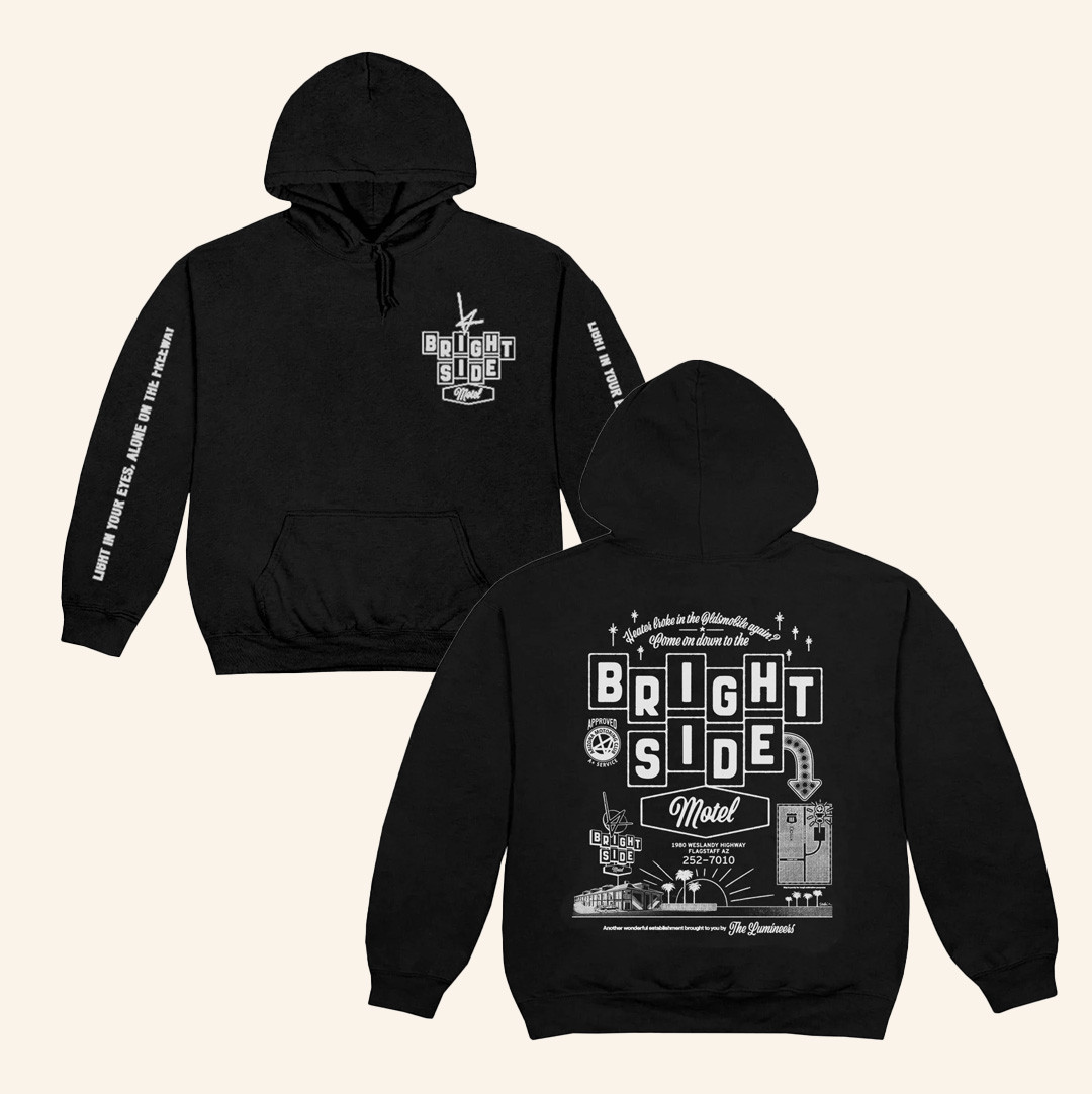The Lumineers Merch Brightside Motel Hoodie Gifts For Dudes The Lumineers Merch Brightside Motel Hoodie Gifts For Dudes
