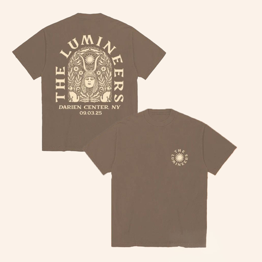 The Lumineers Merch The Lumineers Automatic September 3Rd Darien Center Event T-Shirt The Lumineers Merch The Lumineers Automatic September 3Rd Darien Center Event T-Shirt