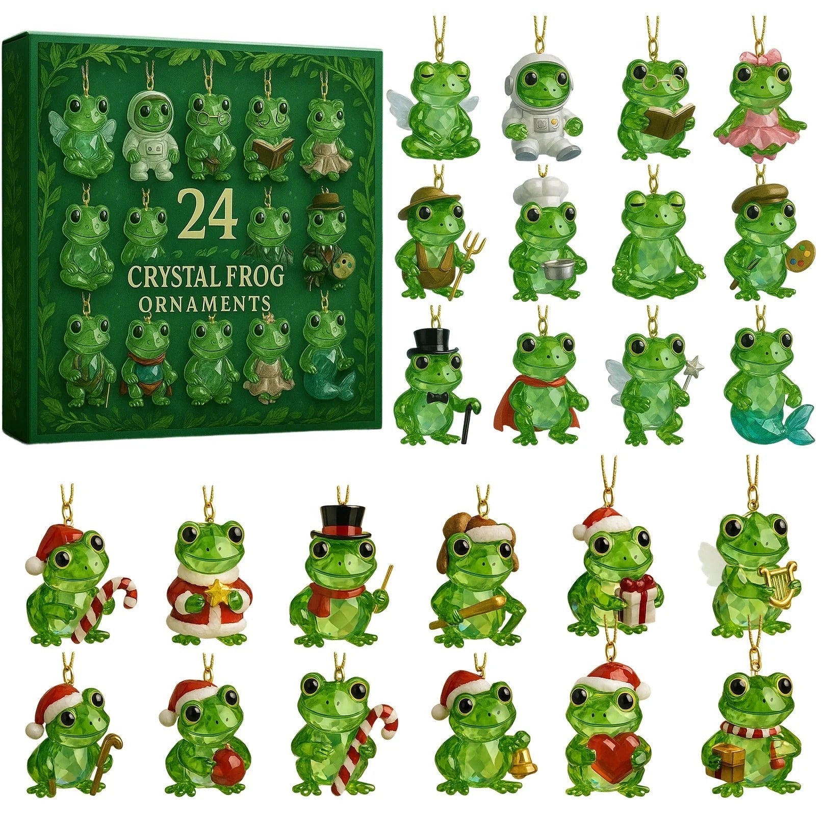 The Magic Of The Forest Awaits Frog Advent Calendar 2025 Christmas Decoration Frog Lover Gift