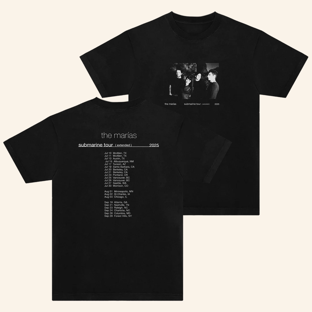 The Marias Merch Submarine Tour 2025 T-Shirt Best Gifts For Music Lovers