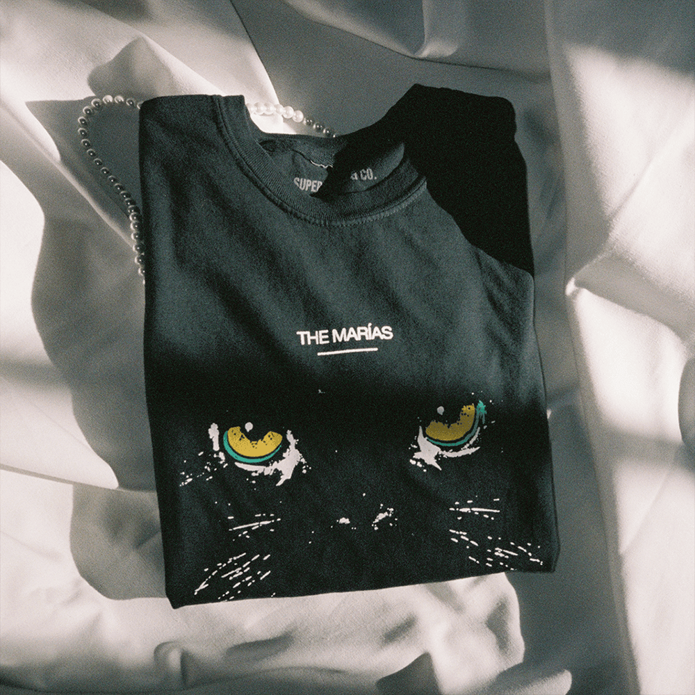 The Marias Merch The Marias Panther Eyes T-Shirt Gifts For Pop Band Fans Gift for Dad