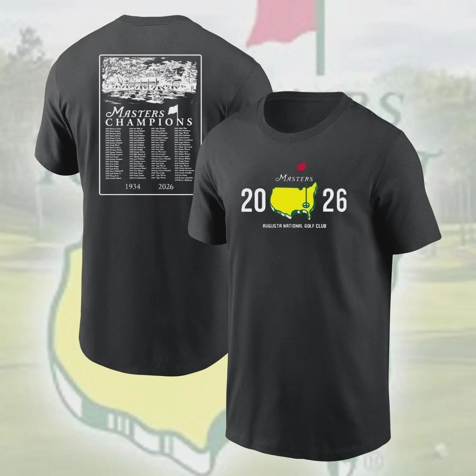 The Masters 2026 Augusta National Golf Club T-shirt Golfers Clothing Gift For Brother