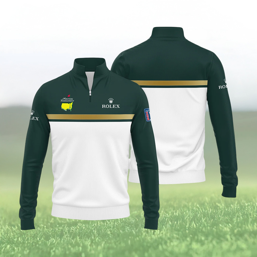 The Masters Tournament 2026 Quarter Zip Sweatshirt Rolex Golf Apparel Present Idea