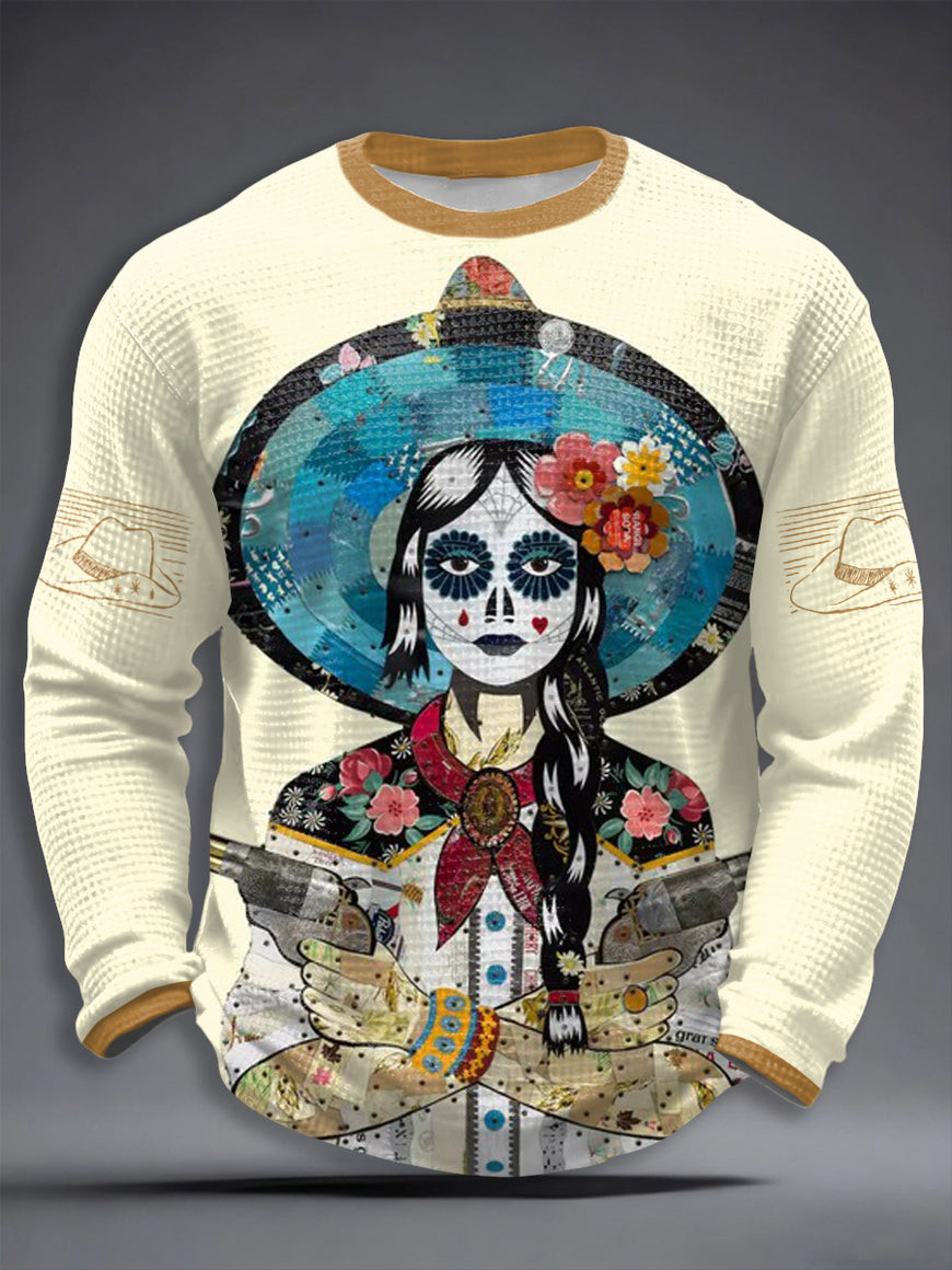 The Mavericks Merch Country Music Sweatshirt Day Of The Dead Design Music Apparel Gift For Dad