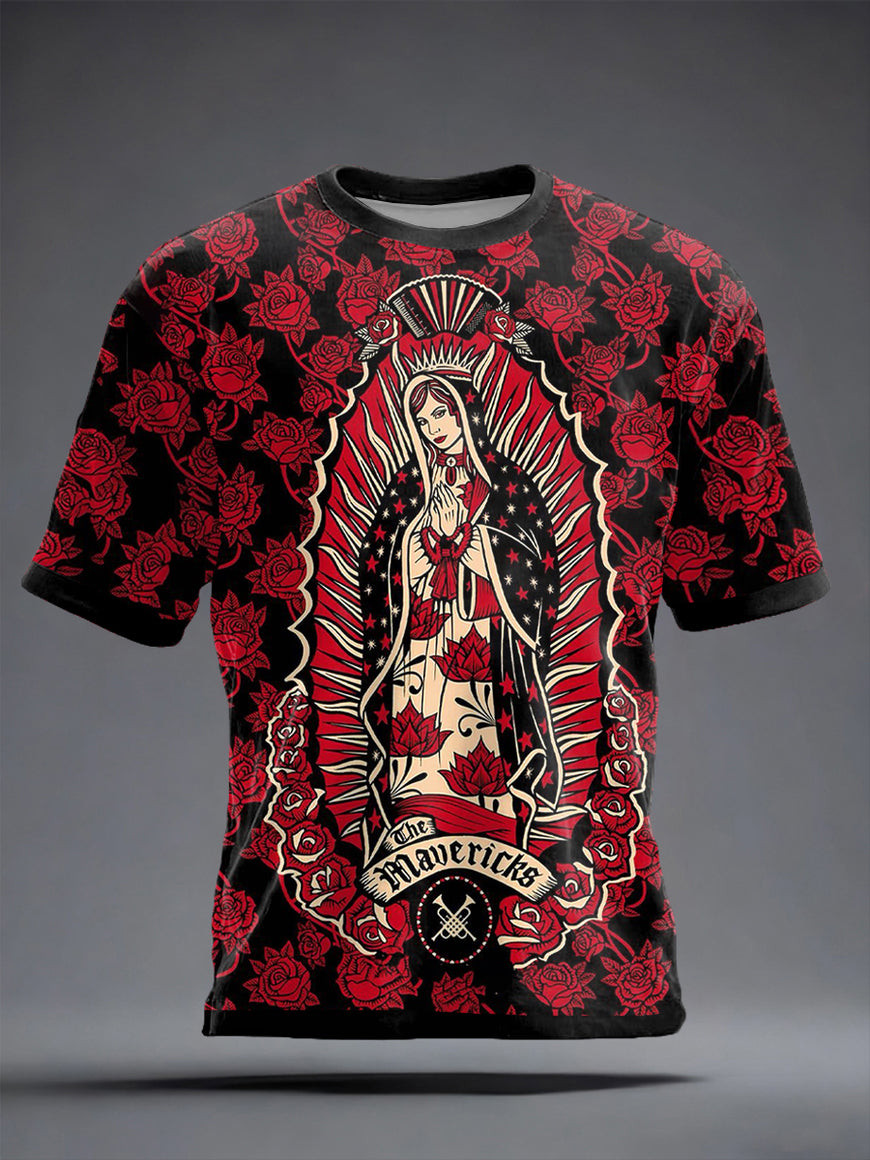The Mavericks Merch Our Lady Guadalupe T-Shirt Country Music Clothes Mavericks Lover Gifts