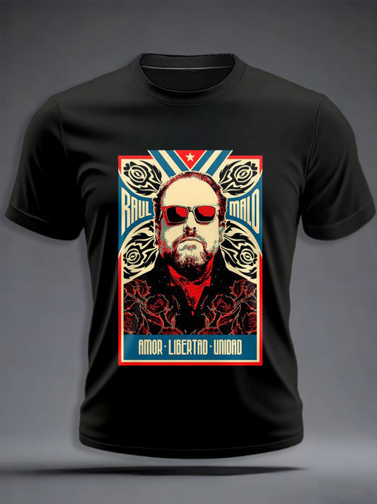 The Mavericks Merch Raul Malo T-Shirt Amor Libertad Unidad Music Tee Gifts For Music Lover