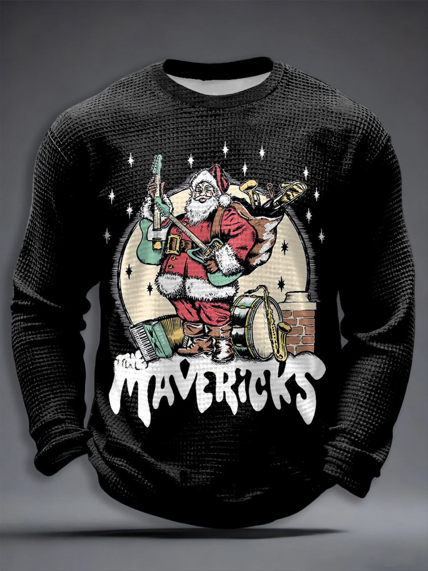 The Mavericks Merch Santa Claus Sweatshirt Music Band Apparel Music Gifts For Him