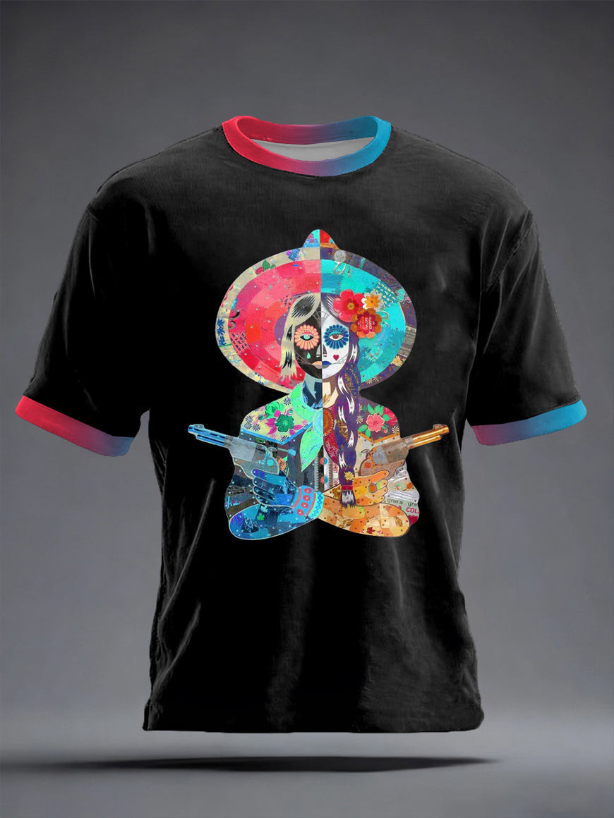 The Mavericks Merch Sugar Skull Design T-Shirt The Mavericks Clothes Best Gifts For Boyfriend
