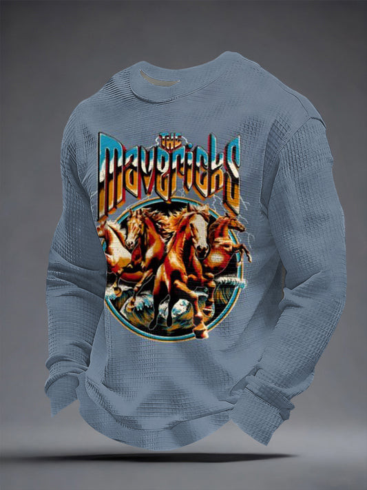The Mavericks Merch The 4 Horse Sweatshirt Musc Clothing Unique Gifts For The Mavericks Fans