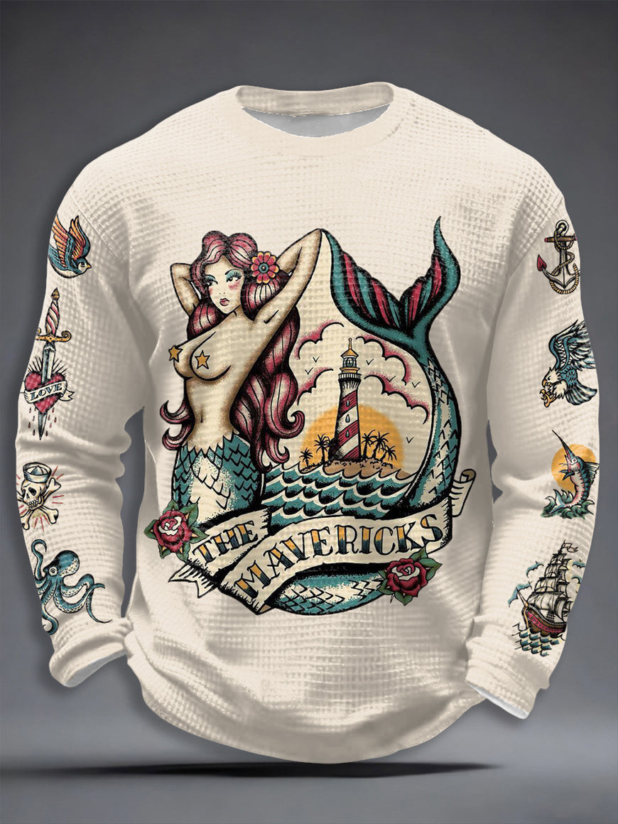 The Mavericks Merch Traditional Tattoo Style Sweatshirt Country Music Shirt Best Gifts For Him