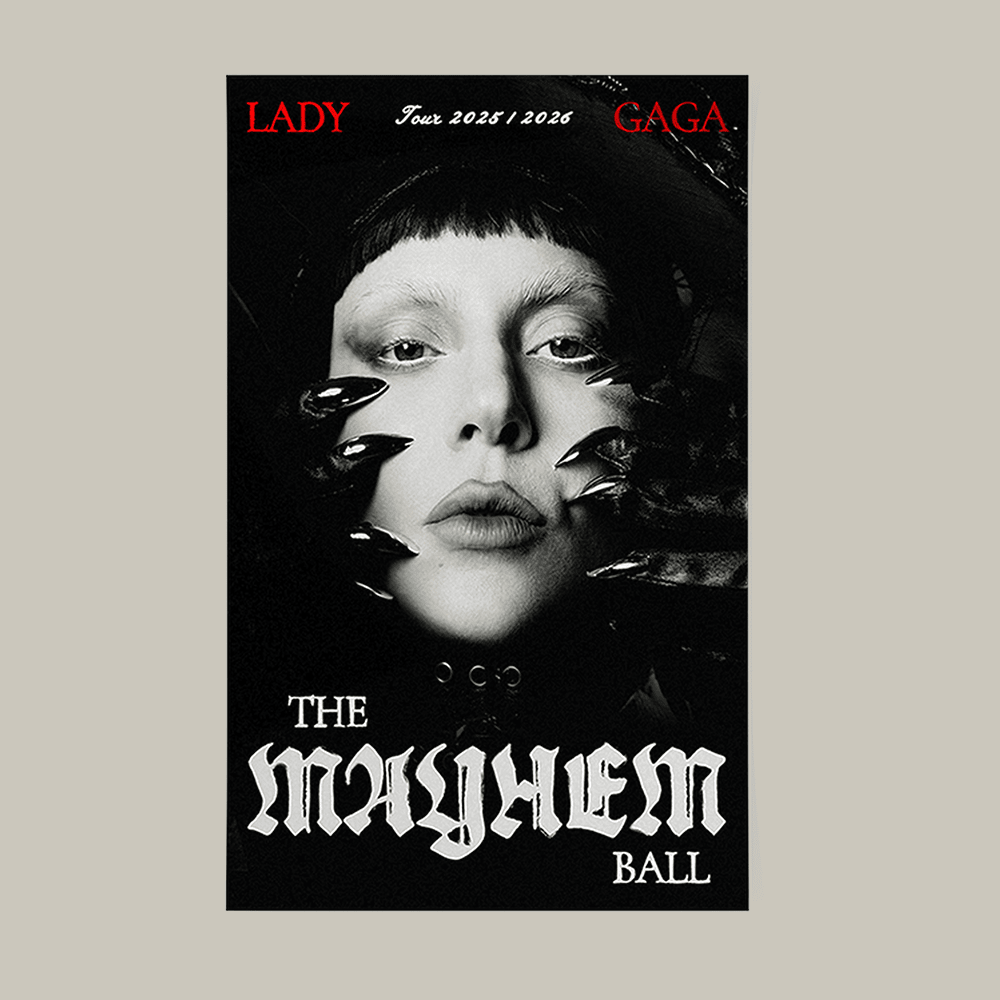 The Mayhem Ball Lady Gaga Poster The Mayhem Ball Tour Merch Lady Gaga Fan Gift