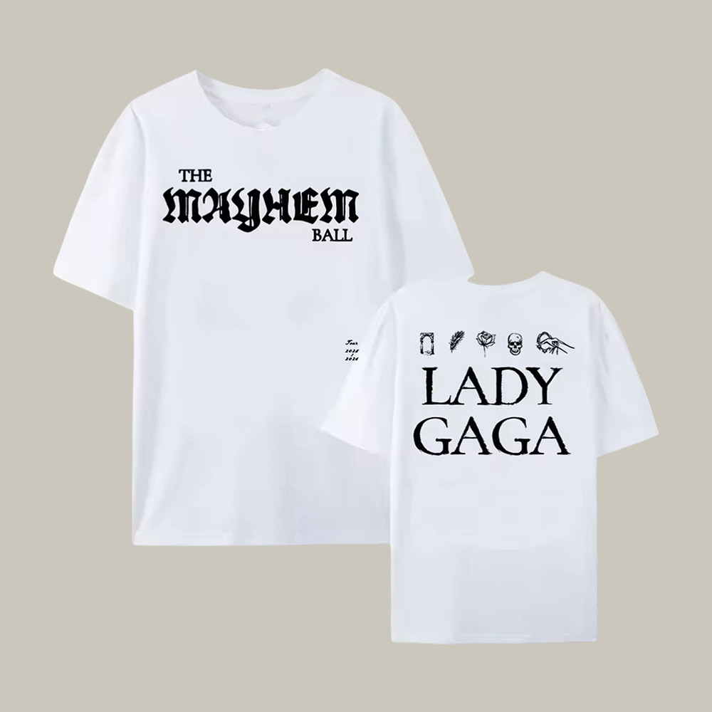 The Mayhem Ball Lady Gaga T-Shirt Music Concert Tee Lady Gaga Lover Present Idea For Her
