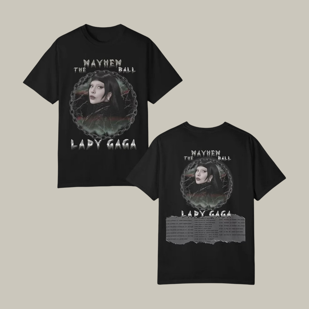 The Mayhem Ball Tour Graphic T-Shirt Mayhem Ball Tour Shirt Lady Gaga Lover Gift For Father's Day