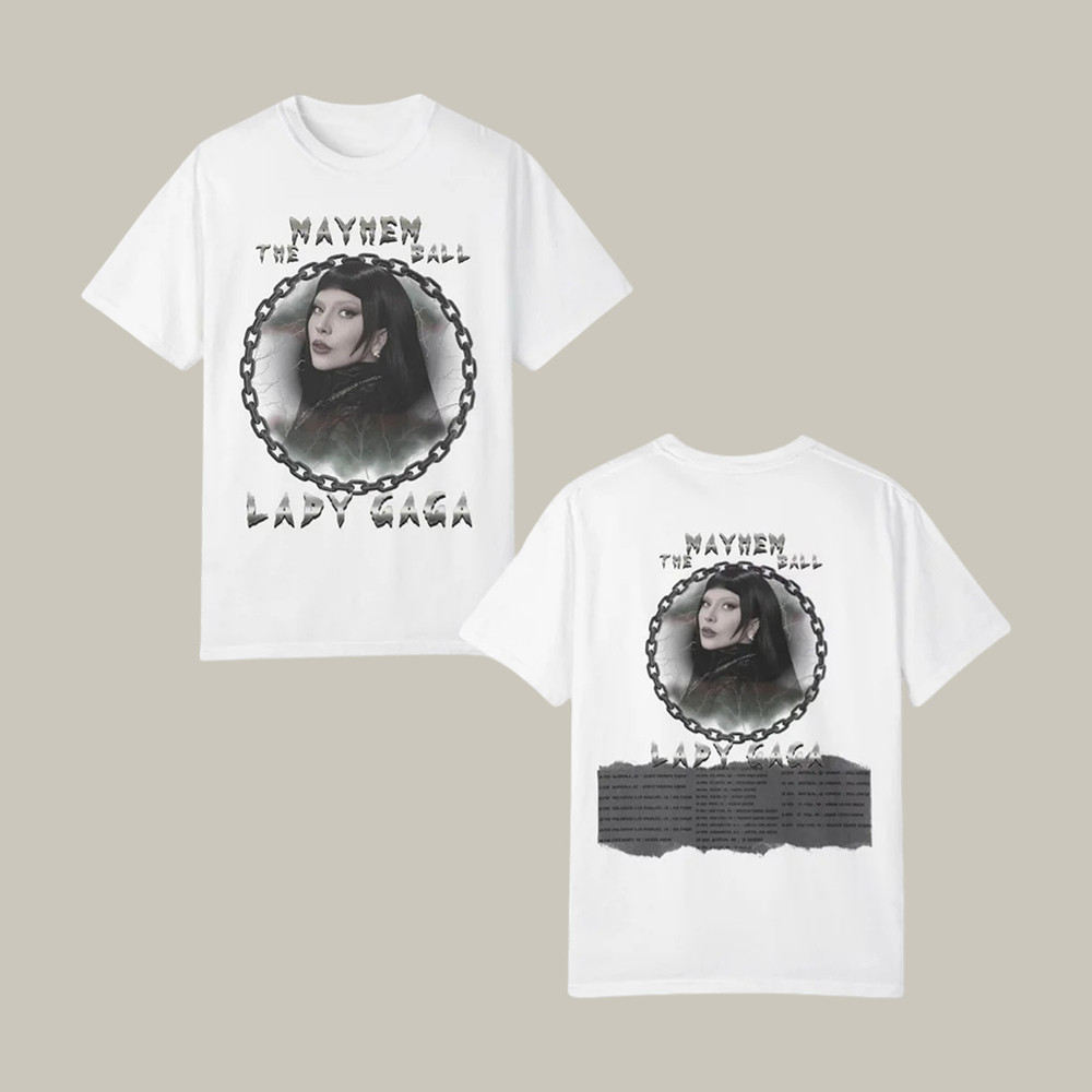 The Mayhem Ball Tour T-Shirt Mayhem Ball Tour Shirt Lady Gaga Lover Present Ideas