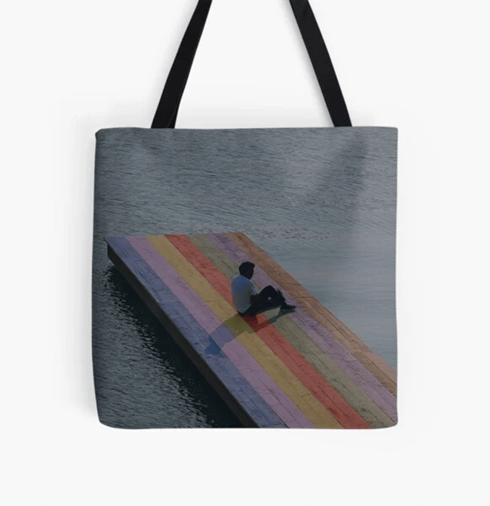 The Melodic Blue Abstract Pattern Tote Bag Baby Keem The Melodic Blue Album Merch Gift Ideas