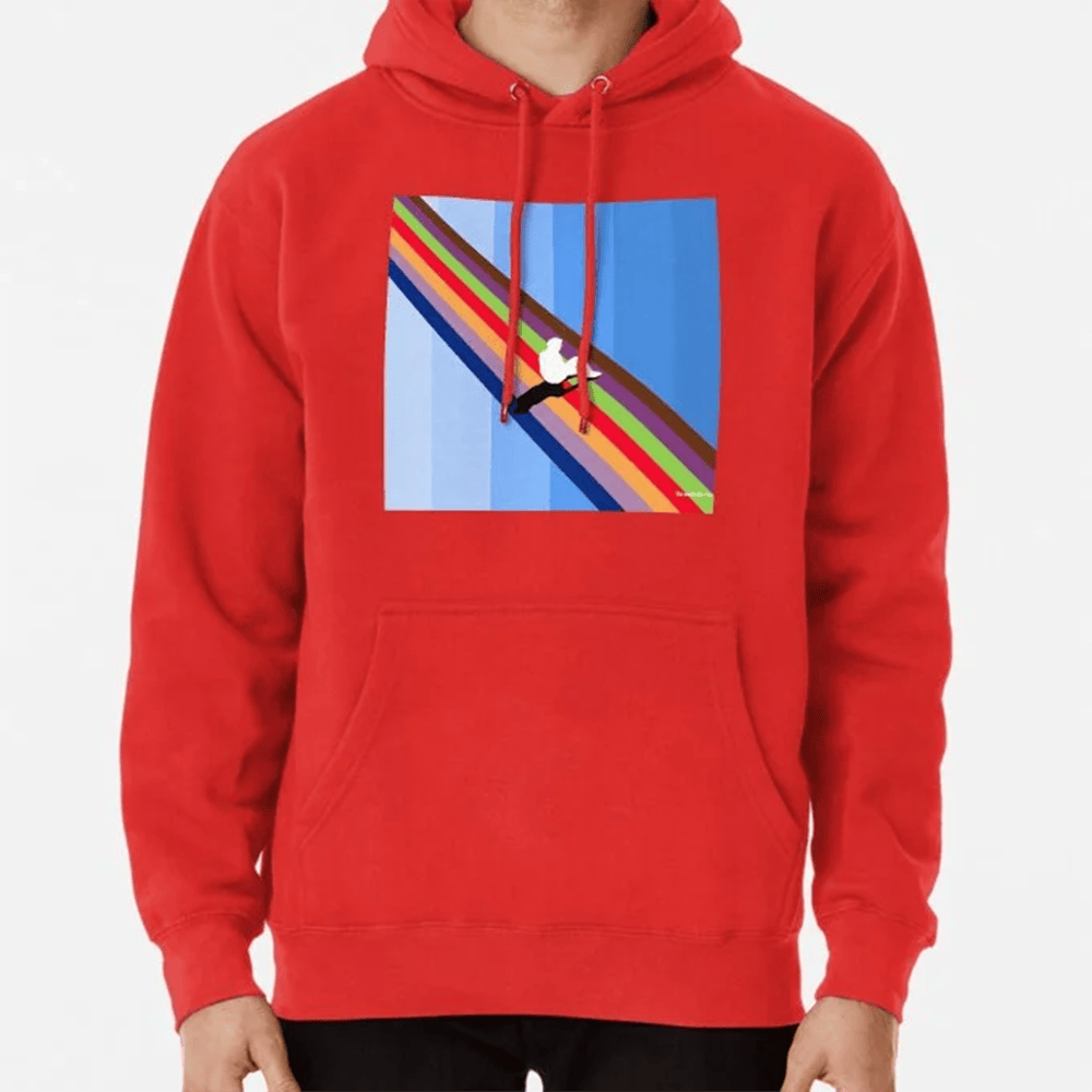 The Melodic Blue Album Colorful Design Hoodie Streetwear Graphic Hoodie Streetwear Gift