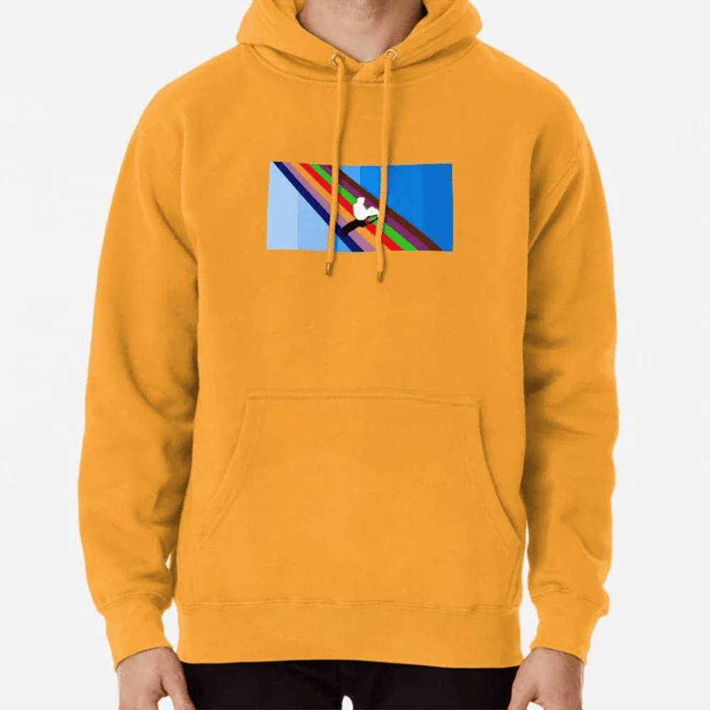 The Melodic Blue Album Title Hoodie Music Graphic Hoodie Cool Gift For Hip Hop Fans