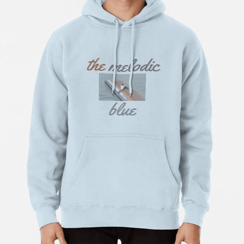 The Melodic Blue Album Title Hoodie Rap Graphic Hoodie Gift For Rap Fans Men