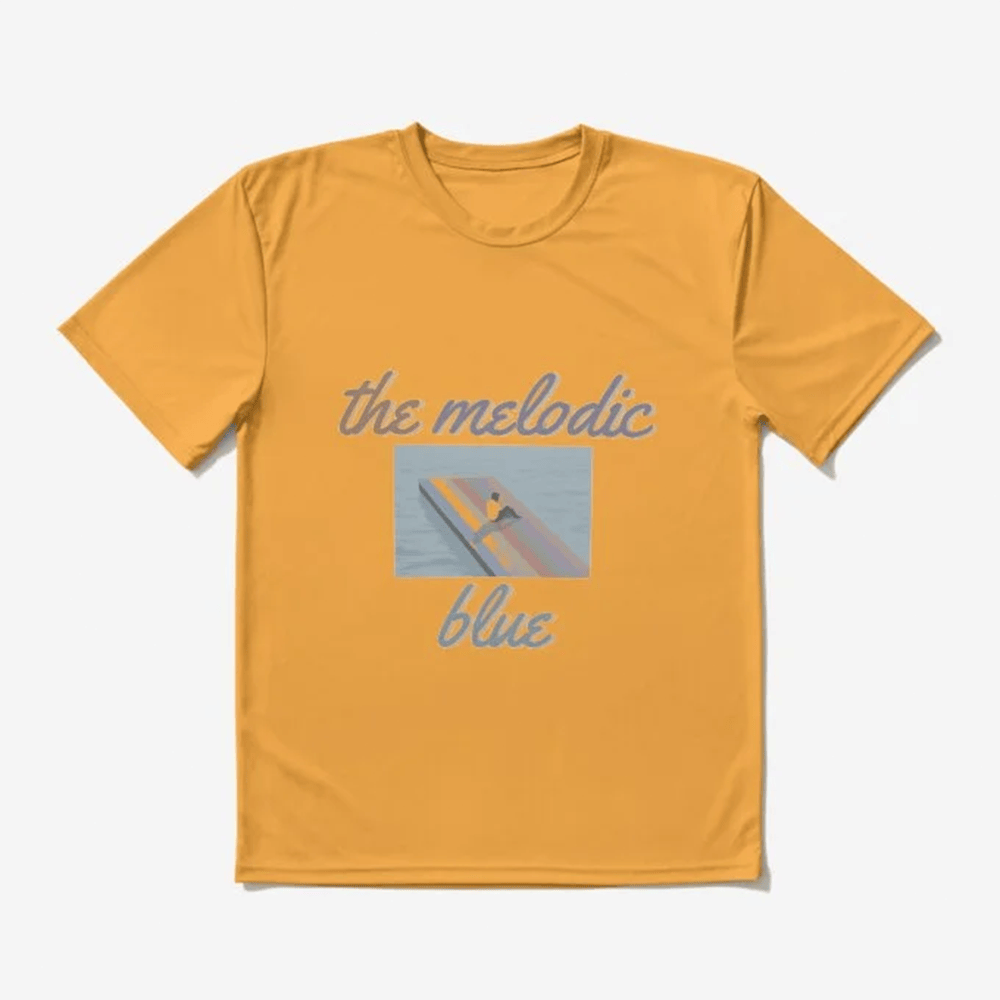 The Melodic Blue Album Title T-Shirt Rapper Graphic Tee Gift For Music Enthusiasts