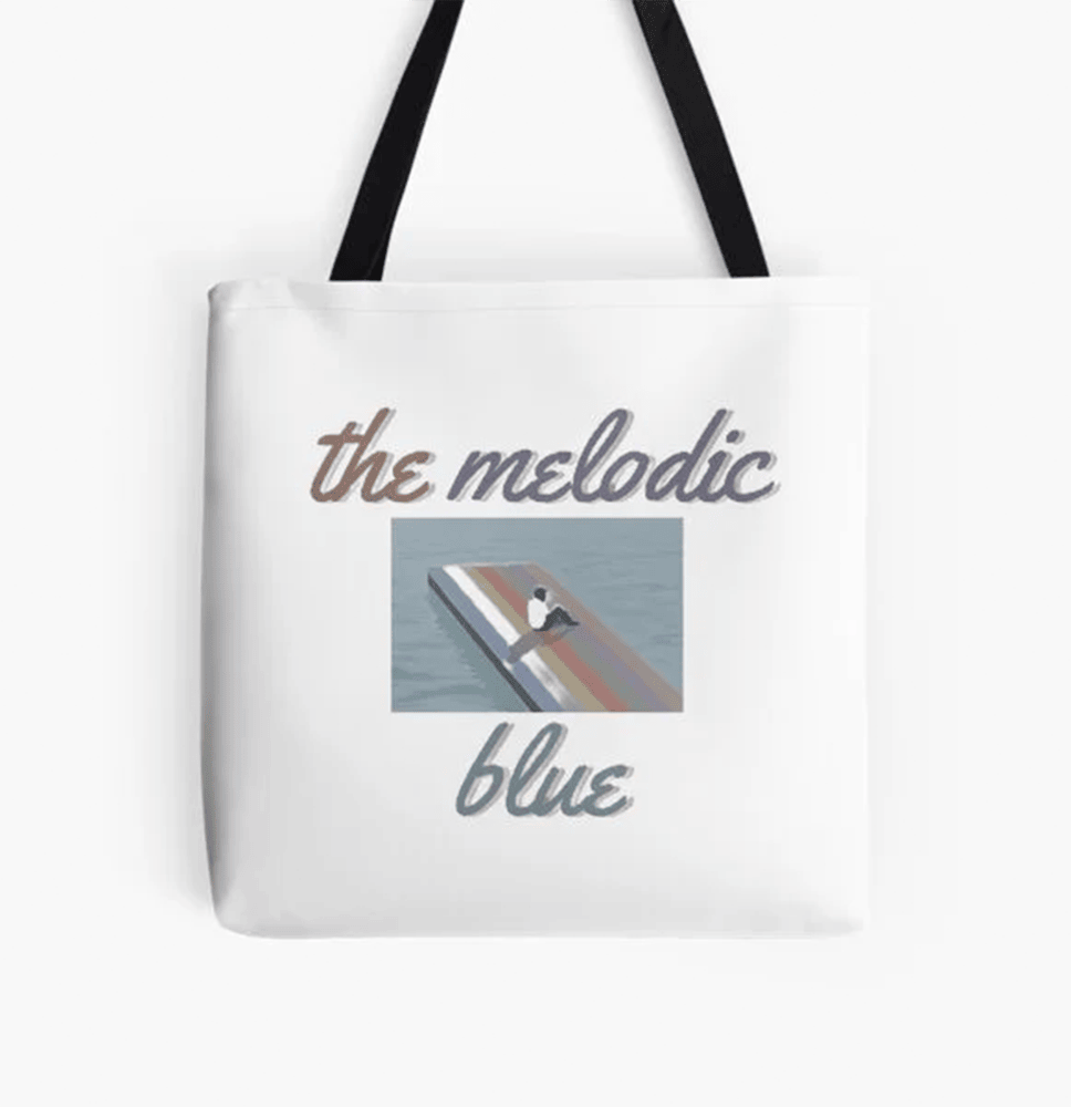 The Melodic Blue Album Title Tote Bag Baby Keem Merch Rap Music Lovers Gifts