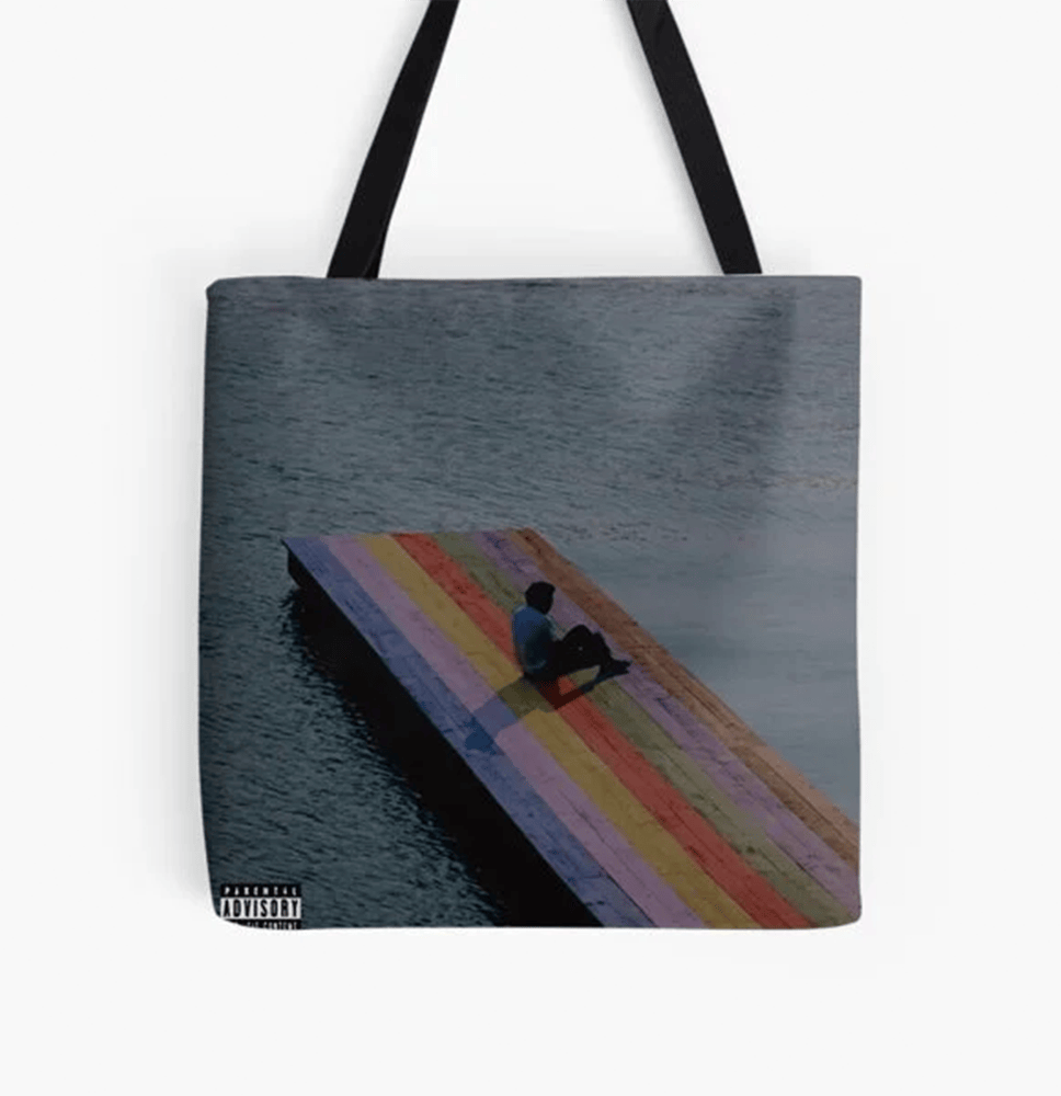 The Melodic Blue Baby Keem Poster Tote Bag Baby Keem Album Graphic Merch Gifts For Fans