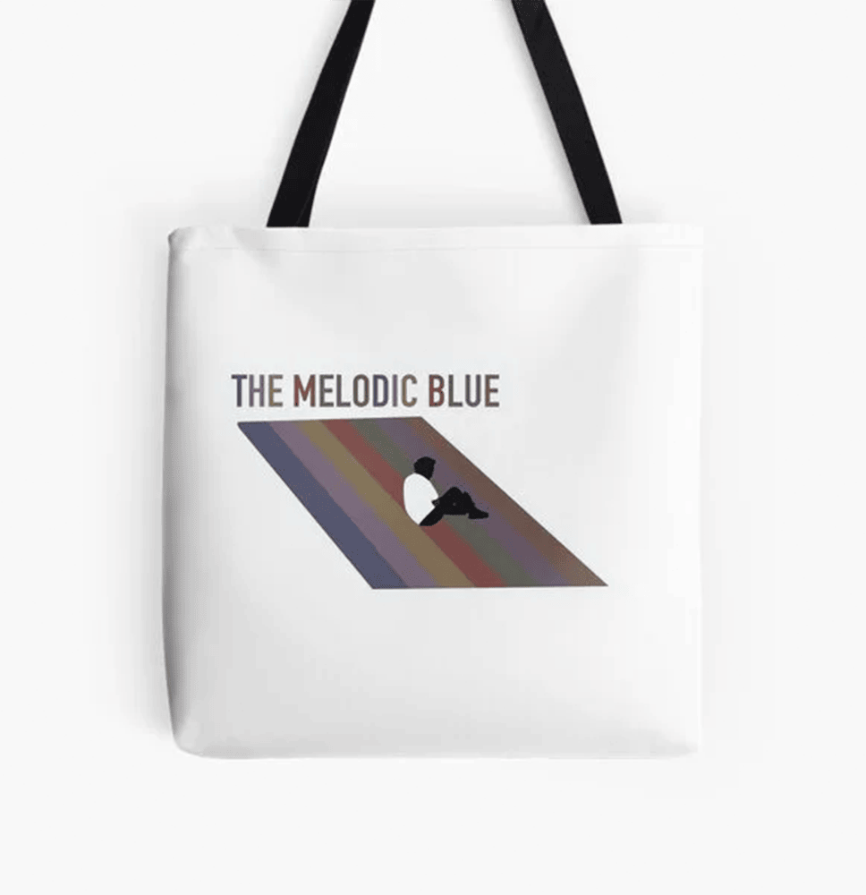 The Melodic Blue Baby Keem Tote Bag Hip Hop Album Graphic Merch Great Gift For Huge Fans