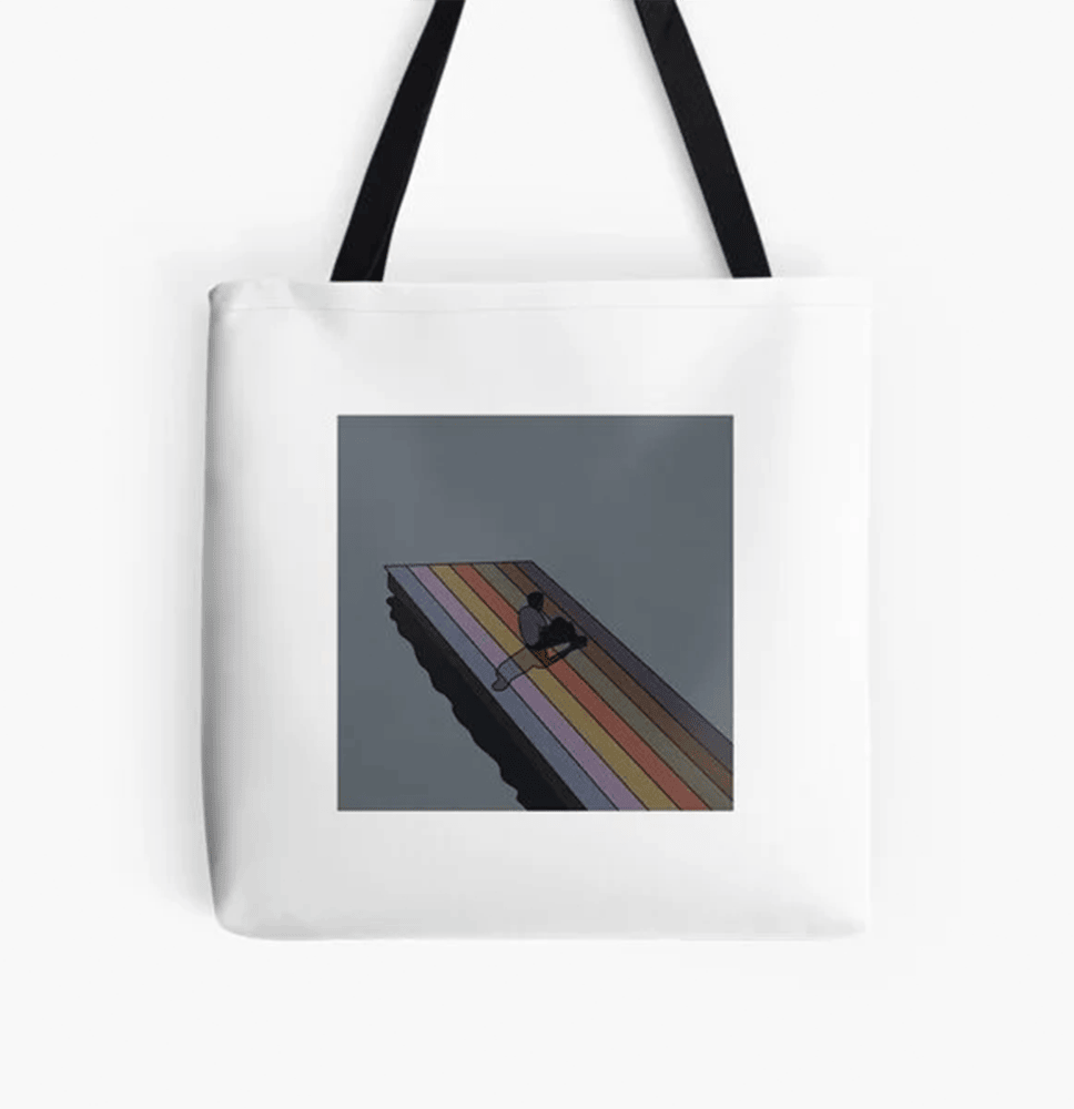 The Melodic Blue Baby Keem Tote Bag Hip Hop Album Graphic Merch Present For Huge Fans