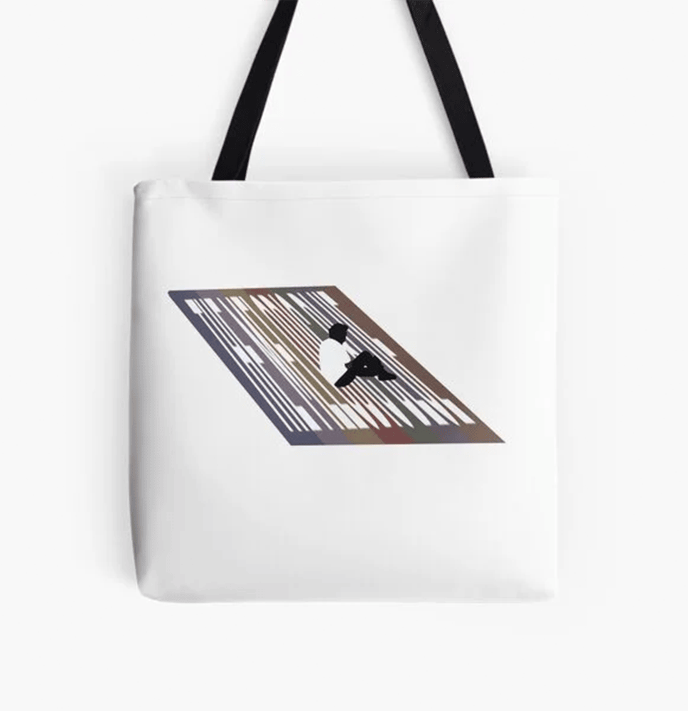 The Melodic Blue Baby Keem Tote Bag Hip Hop Album Graphic Tote Bag Baby Keem Fan Accessories