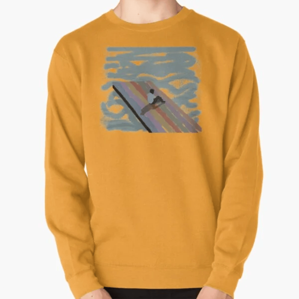 The Melodic Blue Brushstroke Art Sweatshirt Baby Keem Merch Best Gifts For Fans