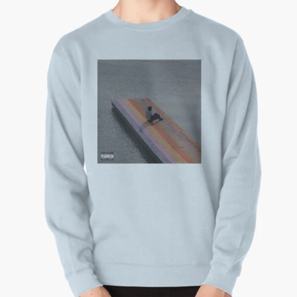 The Melodic Blue By Baby Keem Album Title Sweatshirt Baby Keem Album Cover Graphic Apparel