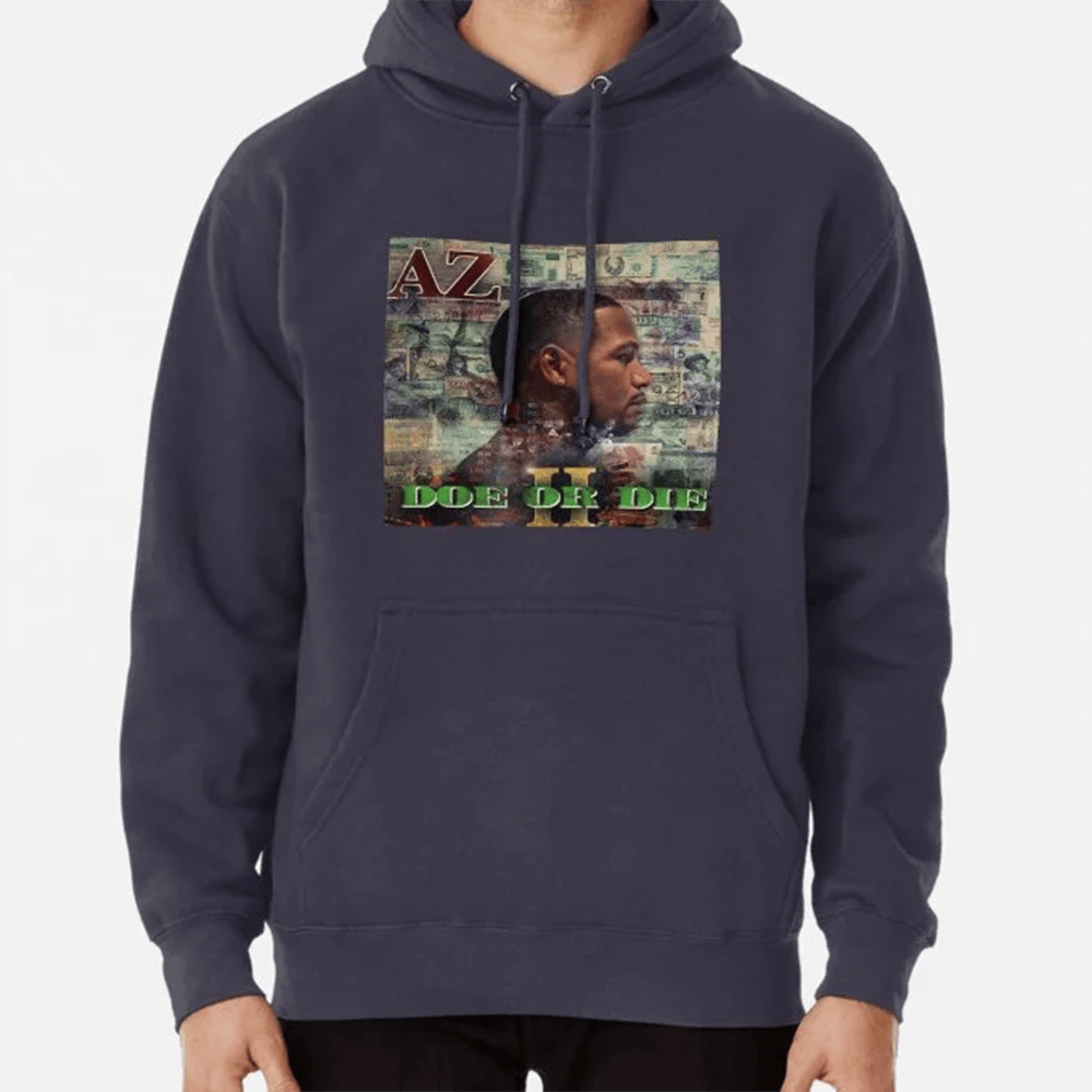 The Melodic Blue Collage Art Hoodie Streetwear Graphic Hoodie Gift For Streetwear Lovers