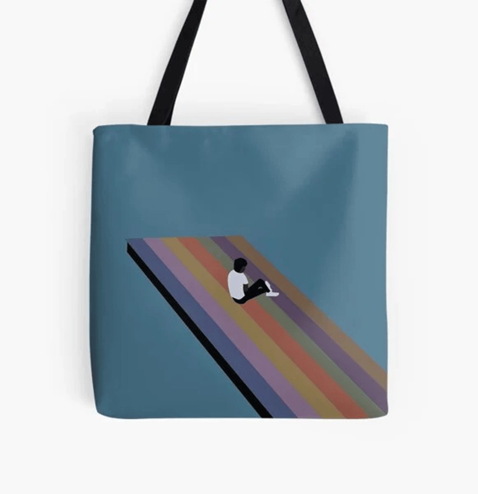 The Melodic Blue Fan Made Album Cover Tote Bag Hip Hop Album Graphic Tote Bag Unique Gift